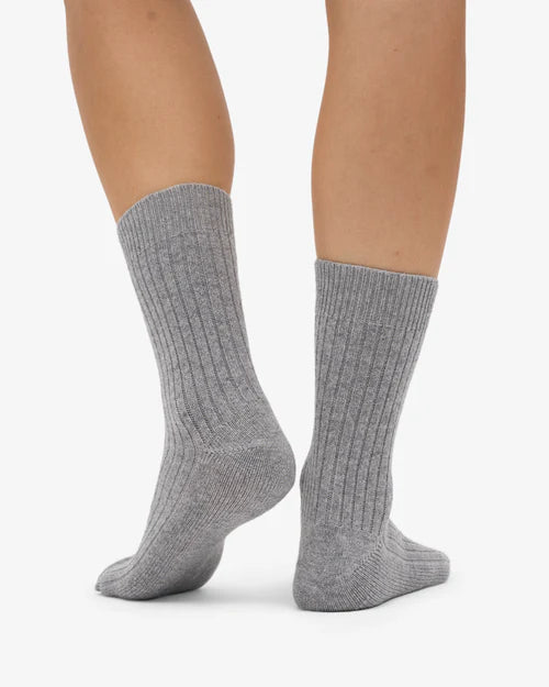 Merino blend ponožky COLORFUL STANDARD - Heather grey